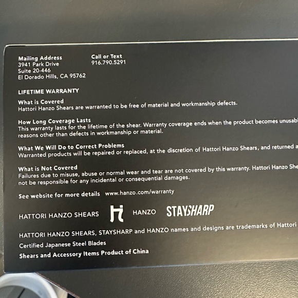 Hattori Hanzo HH1S dry cutting shears - Picture 4 of 7